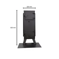 Nortpol trade Werkstattofen GT7 Profi Metall Schwarz