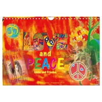 Calvendo Love and Peace Liebe und Frieden (Wandkalender 2026