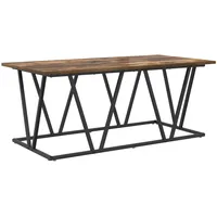 VidaXL Couchtisch Räuchereiche 100x50x40 cm Holzwerkstoff und Metall