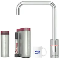 Quooker Nordic Square single tap verchromt glänzend Wasserhahn &