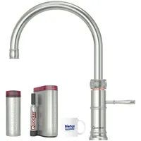 Quooker Classic Fusion Round Voll Edelstahl Wasserhahn & PRO3