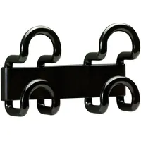 Unilux Wandgarderobe FIL 100340662 2Haken schwarz