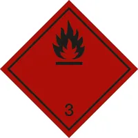 Industrial Quality Supplies Gefahrgutkennzeichen Entzündbare Flüssigkeiten, Typ: 04100