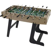 Mendler Tischkicker London, Kicker Kickertisch Tischfussball, klappbar 84x121x105 ~