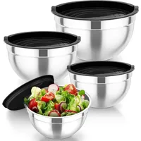Luxuskollektion Edelstahl Rührschüssel Set mit
