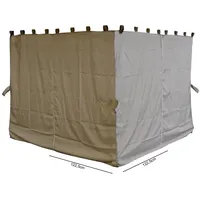 Quick Star 4 Seitenteile für Pavillon Paris 3x3m Seitenwand