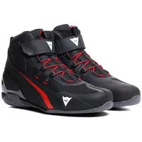 Dainese Herian Air Motorradschuhe Schwarz / Lava-Rot 45