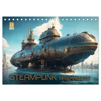 Calvendo Steampunk Maschinenwelt (Tischkalender 2026 DIN A5 quer), CALVENDO