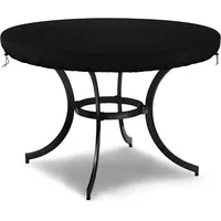 Luxuskollektion Dokon Tischplatte Abdeckung 600D Oxford Gewebe, Winterfest, Rund