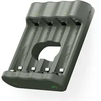 GP Akku Ladegerät USB Rundzellen-Ladegerät Mignon (AA), (AAA)