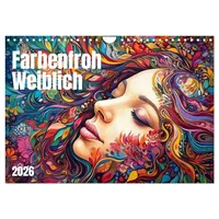 Calvendo Farbenfroh Weiblich (Wandkalender 2026 DIN A4 quer), CALVENDO