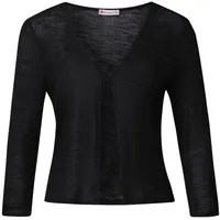 STREET ONE Damen A323386 Strickjacke, Schwarz, 36