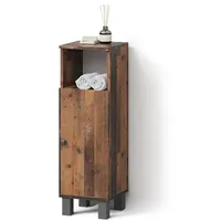 Livinity® Midischrank, Wildeiche, Wildeiche, Holzwerkstoff, 3 Fächer, Quadratisch, 30x95x30