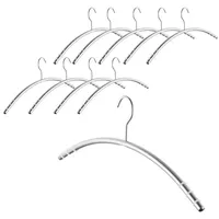 SO-Tech Sotech Kleiderbügel Edelstahl SS201 mit Antirutsch-ringen Haken 360