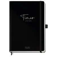 Häfft Häfft-Timer Deluxe 25/26 A5 - Jugendkalender [Black Edition]