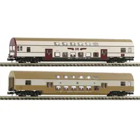 Fleischmann 6260074 N 2er-Set 1: Doppelstockwagen DBmue, DBmq der