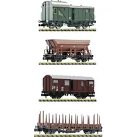 Fleischmann 6660119 N 4er-Set: Güterwagen der DB