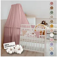 Lilimaus Betthimmel Babybett [in 12 Farben] Himmel Babybett aus