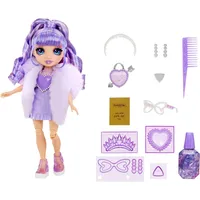 MGA Entertainment Rainbow High Creative Crystals Fashion Doll- Violet