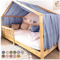 Lilimaus Hausbett Himmel mit Gold Applikation [in 12 Farben]
