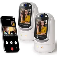 LuVision 2er Set PTZ Gegensprechkamera Video Anruf Kamera Telefonkamera