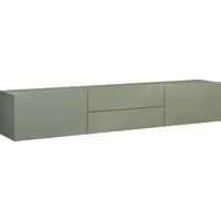 Borchardt Möbel Sophia Lowboard 200 cm Grün MDF/Spanplatte/Melamin/Holzwerkstoff