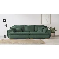 Home Affaire Big-Sofa »Katja«, Breite 275 cm, Cord-Bezug grün