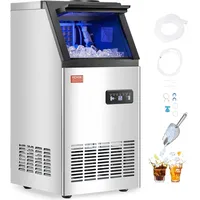 Vevor Kommerzieller Eisbereiter, freistehender Schrank, Maschine, 80 lbs/24 h,