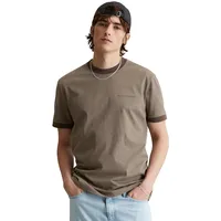 Marc O'Polo T-Shirt regular, braun, l