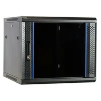 DSIT 9HE Serverschrank 19 Wandgehäuse mit Glastür (BxTxH) 600