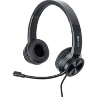 Lindy USB-C Büro-Headset mit USB A zu C Adapter