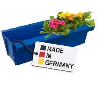Buri Europaletten Blumenkasten 13,3 x 37,3 x 9,9 cm
