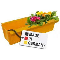 Buri Europaletten Blumenkasten Gelb Pflanzkasten zum An- & Einhängen
