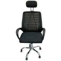 Expo-Börse Kynast Bürostuhl Ergonomisch Textil schwarz mit Kopfstütze und