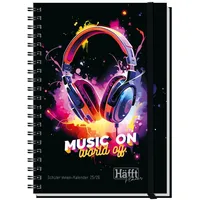 Häfft PLANER 25/26 Premium - Schüler-Kalender [Music on] EM