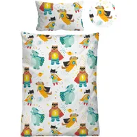 Biberna Bettwäsche Linon, mehrfarbig B/L: 100x135 cm) - bunt