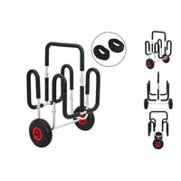 VidaXL - Kajak-Trolley für 2 Boards 90 kg Aluminium