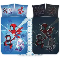 BrandMac Spidey Kinderbett Bettwäsche Set 100x135 cm + Kissenbezug