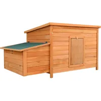 Wiltec Hühnerstall 1360 x 740 x 700 mm rotbraun