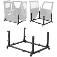 Vevor Jeep-Türen-Aufbewahrungswagen (für 4 Türen) beweglich, stabiler Autotür-Halterungswagen, passend