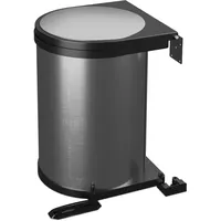 Relaxdays Einbaumülleimer, 12 L, Einbau Unterschrank, Schwenkeimer Küche, HBT: