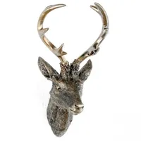 Lex LINDER EXCLUSIV Hirschgeweih Hirschkopf Wanddeko Dekoration Wandschmuck Figur