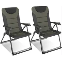 HOMECALL Campingstuhl Gartenstuhl klappbar, polyester, 5 fach Verstellbarer Rückenlehne,