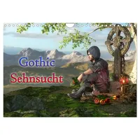 Calvendo Gothic Sehnsucht (Wandkalender 2026 DIN A4 quer), CALVENDO