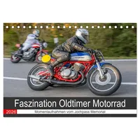 Calvendo Faszination Oldtimer Motorrad - Momentaufnahmen vom Jochpass Memorial