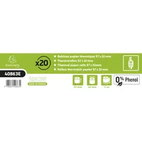 Exacompta 120x Thermorolle EC, 57mm x 11m 1-lagig 55g