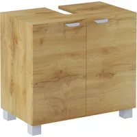 WELLTIME Waschbeckenunterschrank »Lage« Pflegeleichte Oberfläche, viel Stauraum, FSC®-zertifiziert,