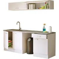 Flex-Well Küchenzeile Lucca 210 cm weiß matt