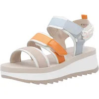 Rieker Sport Adelaide Plateausandale Sommerschuh, Outdoorsandale, Sandalette mit Klettverschlüsse