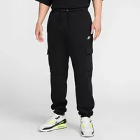 Nike Club Fleece Cargohose Herren 010 - black/black/white XXL